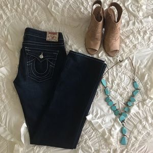 True Religion boot cut jeans. Long.